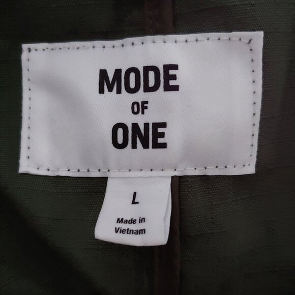 Mode of One Camo Lightweight Button Coat Streetwear Gorpcore Military Style L - Picture 13 of 14